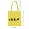 Evolution Ice Hockey Cotton Bag - Hockey Ice Puk Yellow