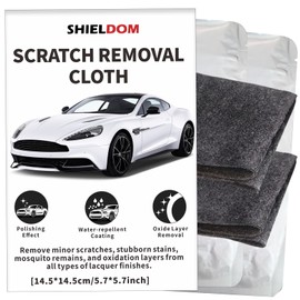 SHIELDOM Nano Sparkle Cloth Car Scratch Remover Scratches Removal Cloth Easily Repair Auto Paint Remove Minor Scratches, Scuffs, Swirls, Paint Residues and Water Spots 2PCS