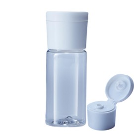 AIM'S SB03-20C Refillable Container, Hinged Cap, One Touch, Small Portion, Cosmetic Container, 0.7 fl oz (20 ml), 1 Refillable Bottle, Travel Bottle, For Travel