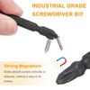 HARFINGTON 2pcs Magnetic Double Ended Screwdriver Bit 6mm PH2 2.56"
