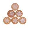 CCINEE Reward Stamp Snowflake Stamp Snowflake Stamp Snowflower Wooden New