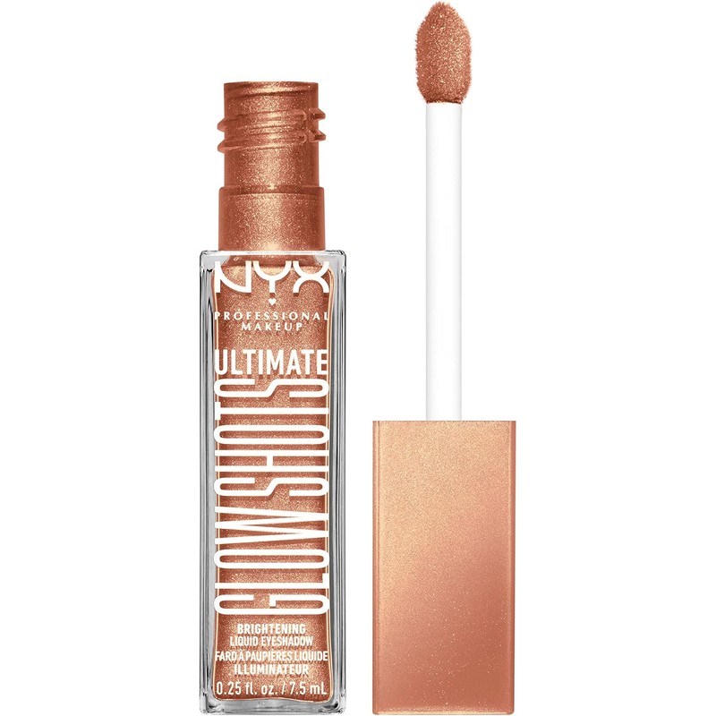 NYX Professional Makeup, Glow Shots, Sombra de ojos liquida, Grapefruit