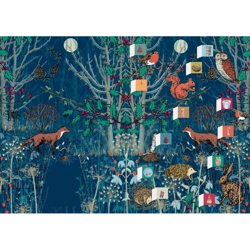 Roger La Borde - Forest Scene & Animals - Advent