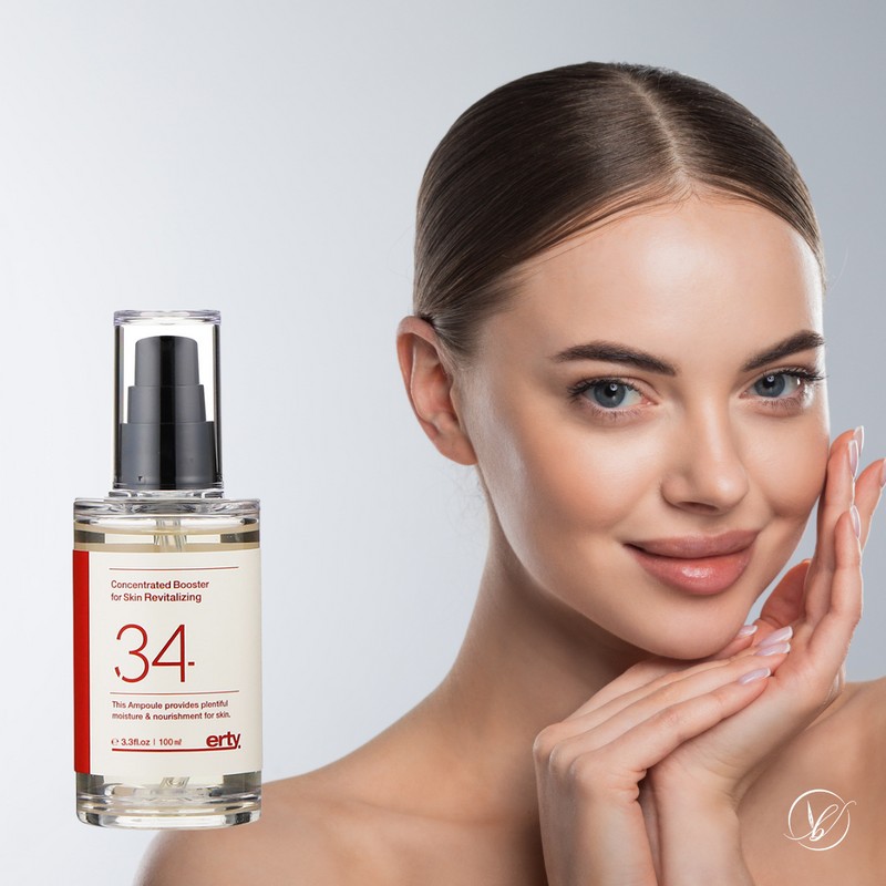 Erti Erty34 Revitalizing Ampoule, Erty Concentrate Booster for Skin /