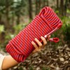 Red 164Ft (50m) 8mm Static Polyester Climbing Rope for Outdoor