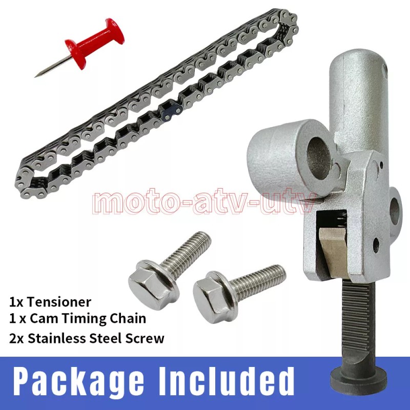 JINFANNIBI Cam Timing Chain & Tensioner For Honda Rancher 420
