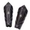 Diamond Arm Bracers Black Leather (Black)