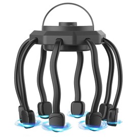 ONIYEA Electric Scalp Massager, Head Massager Scalp Stress Relax, Kneading Hair Massage with 3 Modes, 360 Degree Hair Massager, Cordless Portable Head Scratcher for Stress Relax