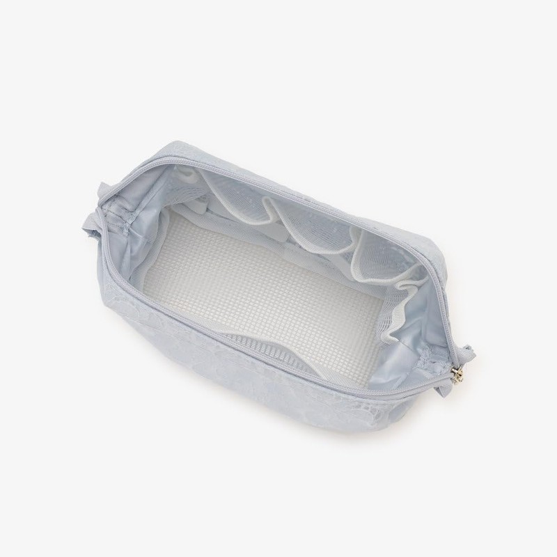 Afternoon Tea Living JF24 Lace Wire Pouch, blue