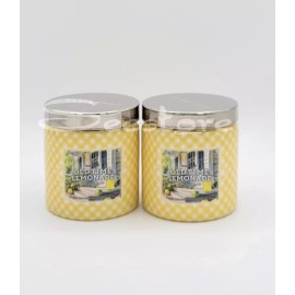 Goose Creek Old Time Lemonade Single Wick Scented Candle Soy Wax 7 oz Set of 2