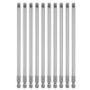 sourcing map 10pcs SL6 Slotted Screwdriver Bits 6mm Slotted Tip