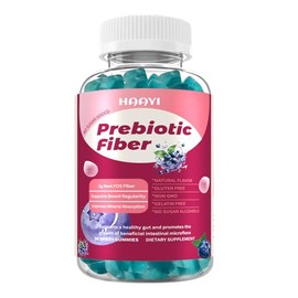 Prebiotic Fiber Supplement Gummies, Gut Health & Digestive | 5g Beet Fos Fiber- For Adults & Kids-Zero Sugar Added, Vegan, Gluten-Free -90 Count