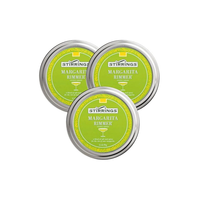 Stirrings 3 Pack Margarita Cocktail Rimmer - Easy to Rim