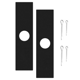 AEB0800 Edger Blade Compatible with EGO Power+ Multi-Head System Edger Blade EA0800-8" X 2" Replacement Edger Attachment with 1" Center Hole for EGO 56V ME0801, ME0800 Edgers, Black (2 Pack)