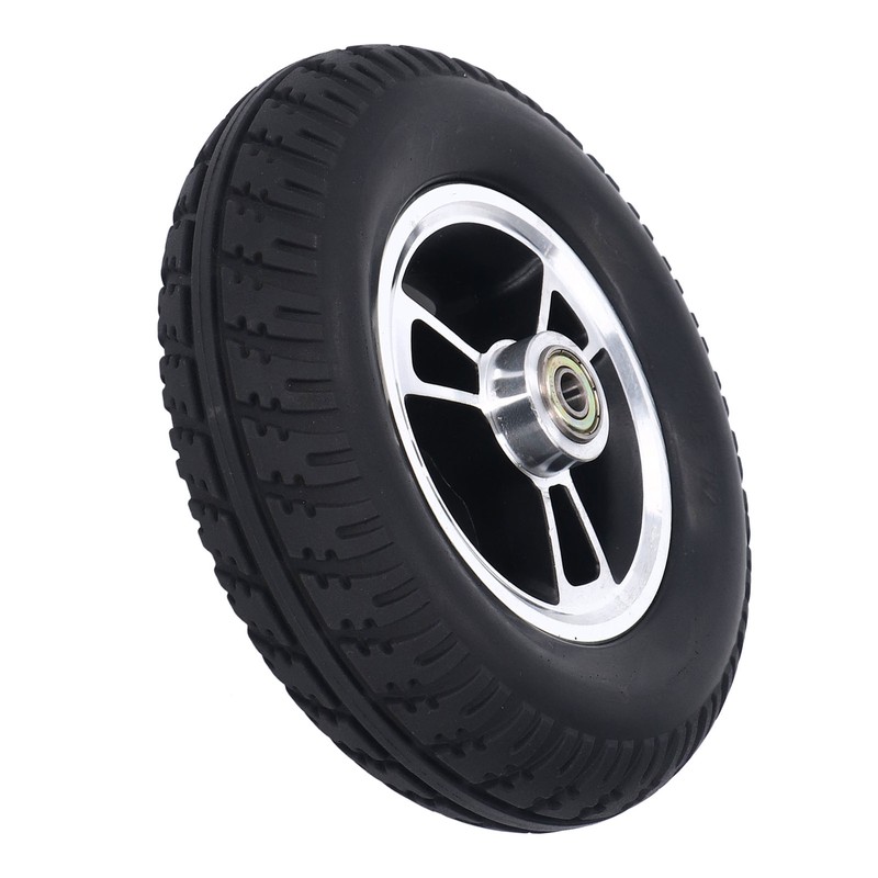 Wheelchair Wheel PU Wheel Alloy Steel Hub Anti Skid Walker