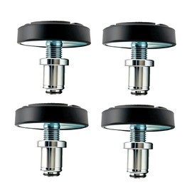 atsuch 35mm 4pc Shaft Screw Up Car Lift Feet Pads Compatible with Bendpak Maxjax 2 Post Lift w/Rubber Bracket, 4-9 cm Heightened Car Lifts Bridge Jack Car Heightening Feet Tray (4)