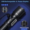 2 Pack Rechargeable LED Flashlights High Lumens, 3000LM Super Bright