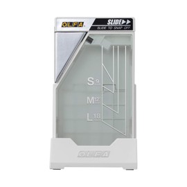 オルファ 裁断機 刃折器 ポキステーション 白 214BS 11.6cm×6.6cm×6.65cm