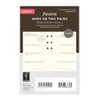 Filofax Pocket week on two cotton cream 5 language 2026