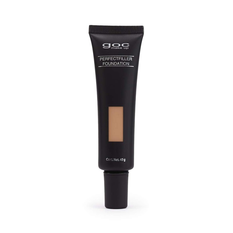 Maquillaje liquido, Perfect Filler Foundation, GOC, Extra cobertura, Acabado matte