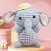 Beginners Crochet Kit Animal Elephant Crochet Starter Kit with Easy