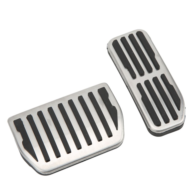 2pcs Car Accelerator Gas Brake Pedal Foot Rest Plate Cover