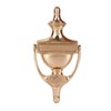 SKANDH Georgian 6" Inch Solid Brass Door Knocker, Polished Brass