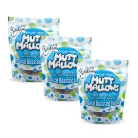 The Lazy Dog Cookie Co. Soft Dog Treats, Mutt Mallows Roasted Vanilla, for Small, Medium and Large Dogs, Wheat-Free, Baked in The USA, 5 oz. (Pack of 3) Vanilla