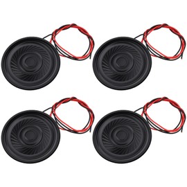 VGOL 4pcs 36mm Mini Speaker 8 0.5W with 10cm Cable for MP3 Doorbell Alarm Toy