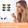 Falafoty Lazy Eye Shadow Eyelash Patch, 8 Pairs Multicolored Eyeshadow