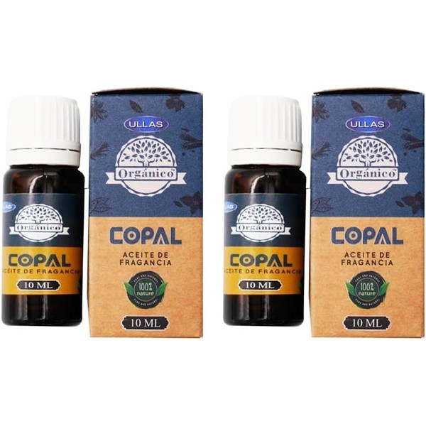 Copal Frankincense Oil - 2 x 10ml Bottles - Natural