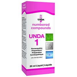 UNDA 1 Numbered Compounds | Homeopathic Preparation | 0.7 fl. oz.