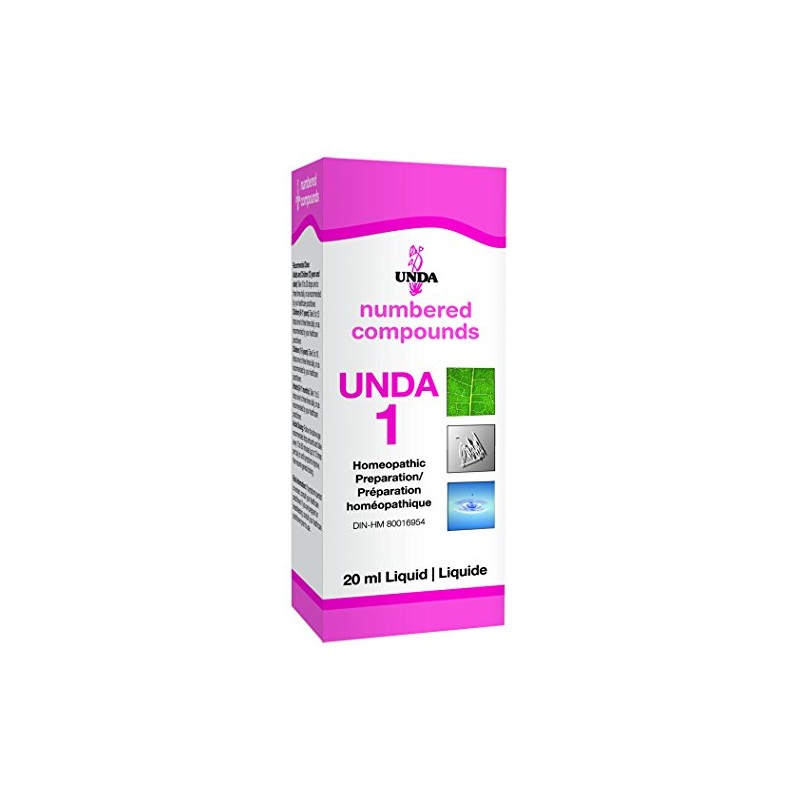 UNDA 1 Numbered Compounds | Homeopathic Preparation | 0.7 fl.