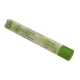 R&F Handmade Paints Oil Pigment Stick, 2616, Cadmium Green, 38ml
