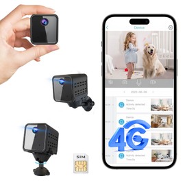 vebiliki 2K Cellular Security Camera, No WiFi Camera SIM Card Included, Not Support WiFi, Radar Motion Sensor, FHD 4G Car Security Camera, 15-Day Standby Battery Life, Portable Cellular Camera