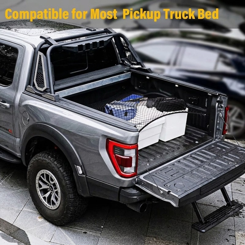 Truck Bed Cargo Net Organizer for Light Loads – Highly
