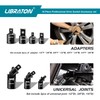 LIBRATON Socket Extension and Ratchet Set 18PCs - Impact Socket