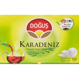 Turkish Tea, Black Tea, Gourmet Tea,Organic Tea Black Tea Iced or Hot Tea Caffeinated Black Tea 100 Tea Bags, Turkish Organic Black Tea,Çay By Doğuş 320 Gr 11,2 Oz Halal الشاي الأسود والشاي التركي والشاي