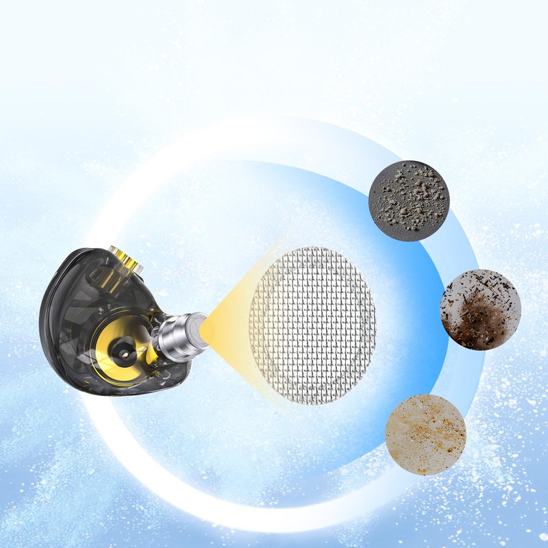 20-Pack CCZ SN20 Silver Screen Earbud Filters - Mesh Replacement