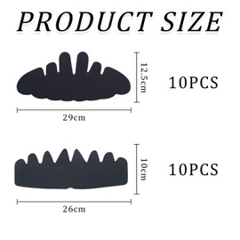 FFDHWU 20 Pcs Baseball Cap Liners, Hat Supports, Baseball Cap Display Accessories, Hat Shapers, Hat Inserts