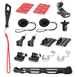 Higatful Ski Motorcycle Snowboard Helmet Mount Kit for Insta360 One X2, One R and GoPro Hero 10 9