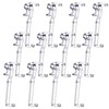 2.5 Inch Valance Clips Window Blind Clips Hidden Channel Clear