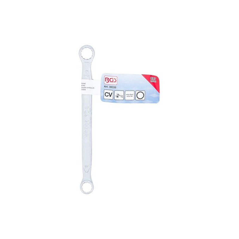 BGS 30330 | Llave de anillo doble | extra plana