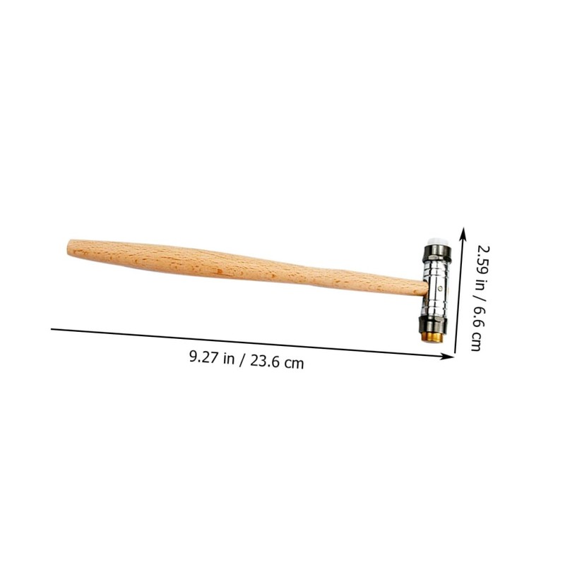 FRCOLOR Small Detachable Hammer with Wooden Handle Ergonomic Household Tool