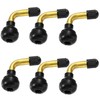 KALOLINNA Tire Air Valve, L-Shaped, 6 Pieces, Changed to Durable