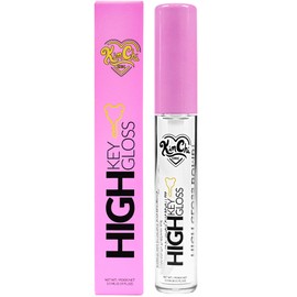 Kimchi Chic High Key Gloss, High-Shine Lip Gloss Helps Illuminate Your Look and Face, Non-Sticky, Clear, 18 Rain Drop, 3.5ml