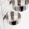3 Pack Bird Feeding Dish Cups Bird Cup Stainless Steel