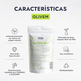 Olivem 1000 100 Base Cremas Sérums Emulsiones Estables Extra Hidratantes Fácil Absorción Sensación Grasa