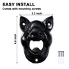 MGTECH Pig Bottle Opener Wall Mounted, Cast Iron Beer Opener