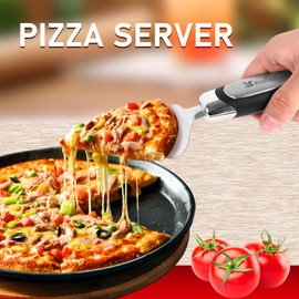 MSY BIGSUNNY Pie Server Kuchen Server Abfalleimer aus Edelstahl Pizza Server
